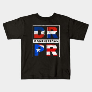 Dominirican Dominican Republic Puerto Rican Puerto Rico Boricua Dominicano Kids T-Shirt